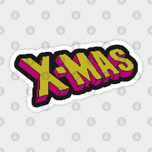 Uncanny X-mas Sticker by boltfromtheblue